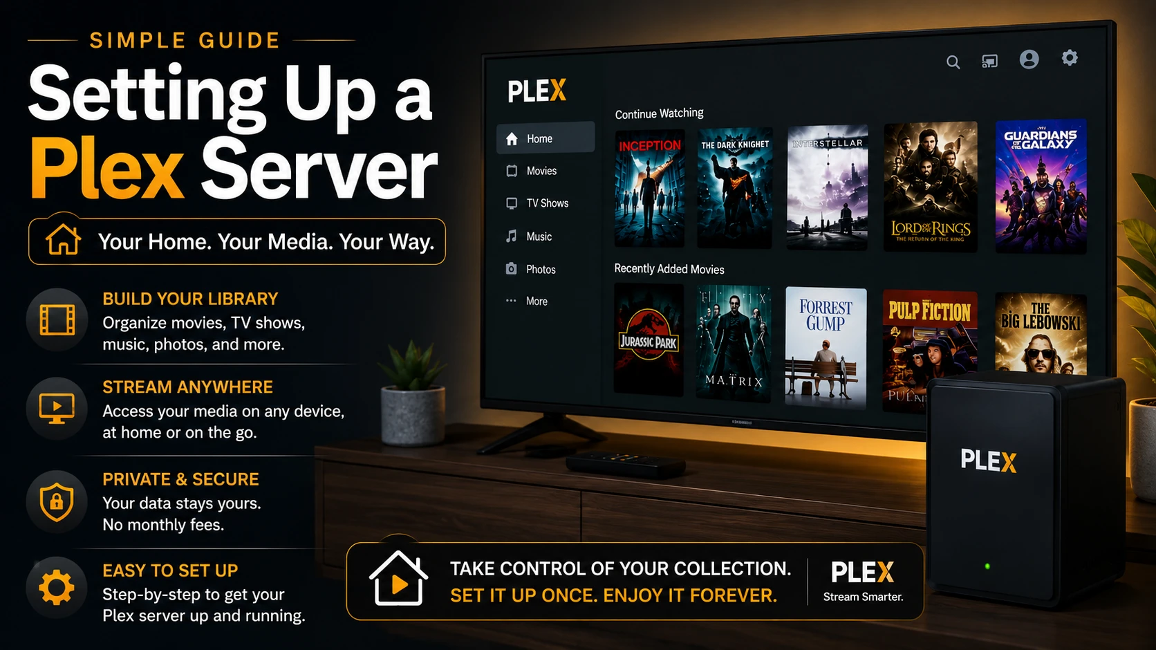 How to set up a Plex server