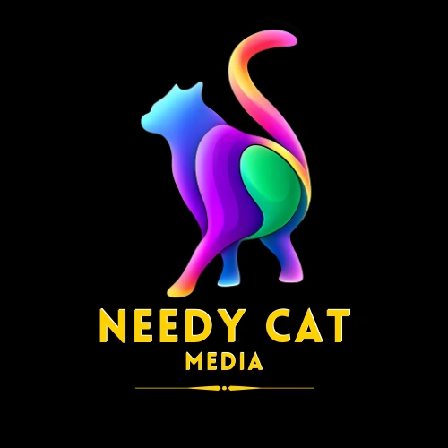 Needy Cat Media early brand mark created in 2023